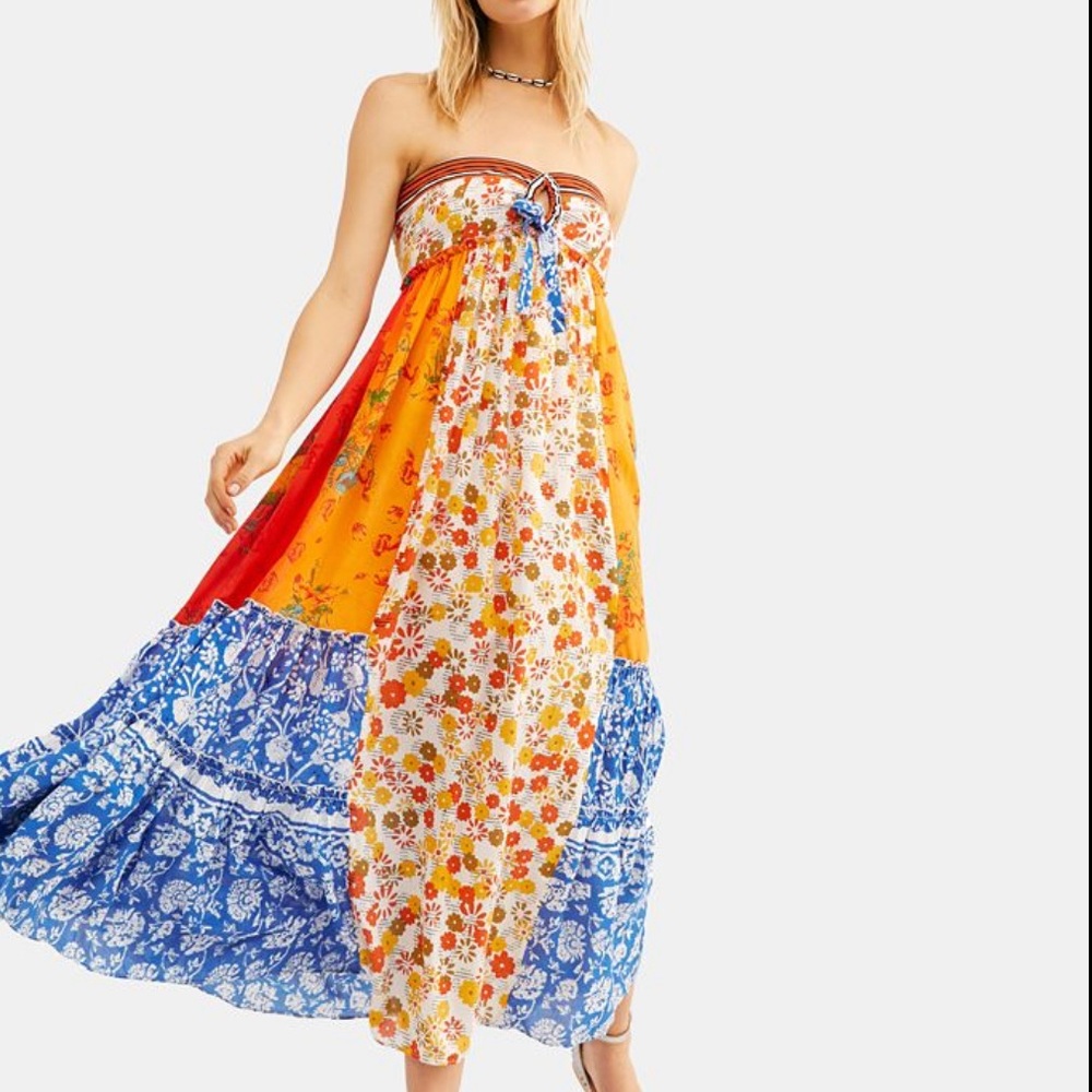 Free people golden dreams maxi